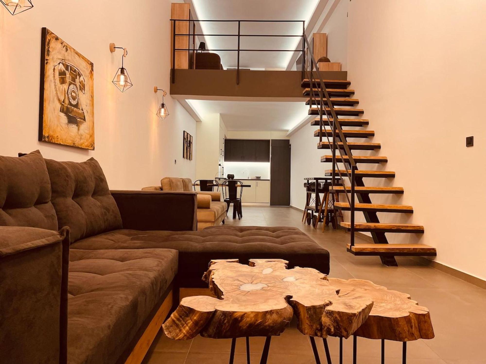 Loft Athens -Nomad Friendly # Superhost Hub# Lejlighed Eksteriør billede